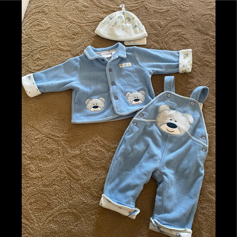 3 pice bear outfit 3-6 months